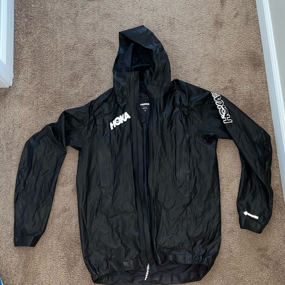 Hoka Jackets \u0026 Coats | Hoka Mens GORE-TEX Performance Rain Jacket | Color: Black | Size: S | Robo_800's Closet